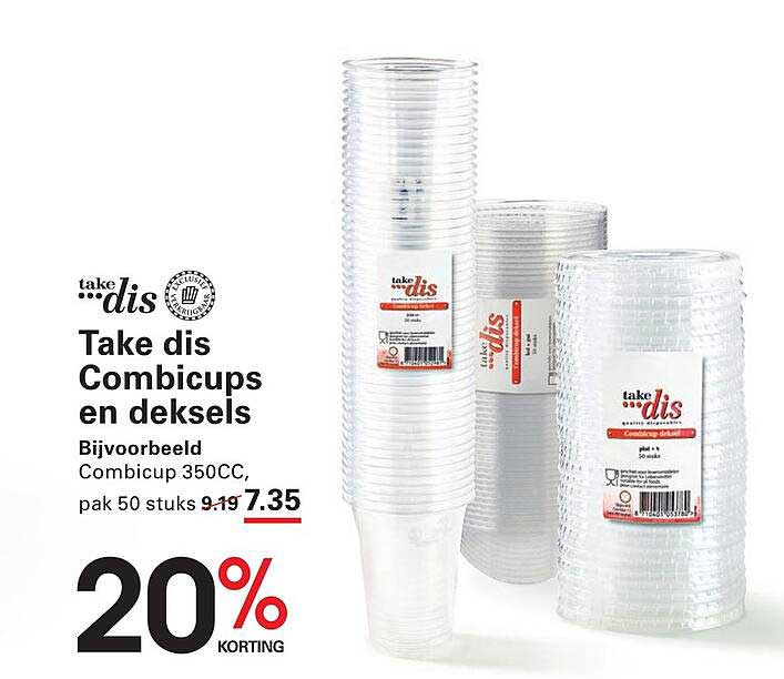 Take dis Combicups en deksels