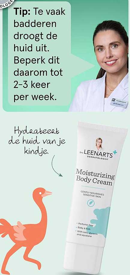 Tip: Te vaak badderen droogt de huid uit. Beperk dit daarom tot 2-3 keer per week.