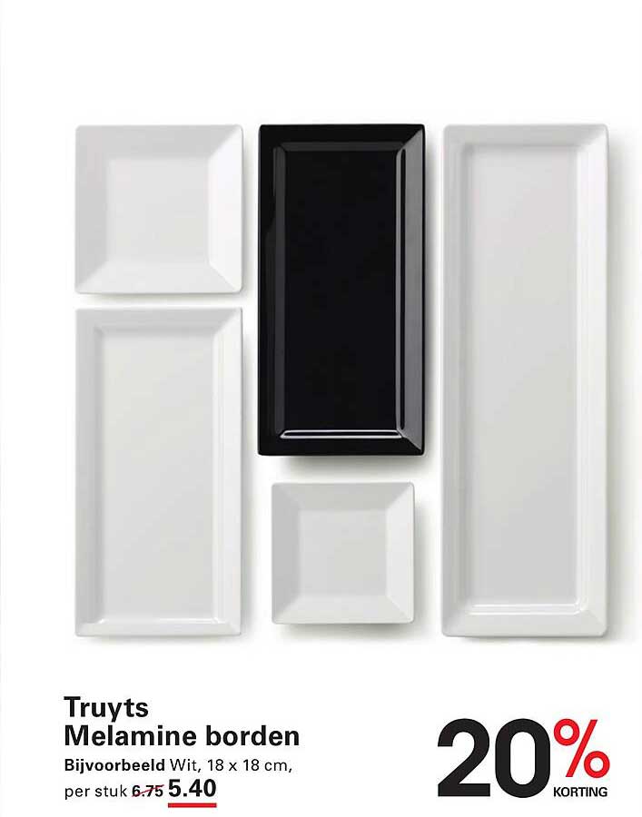 Truyts Melamine borden