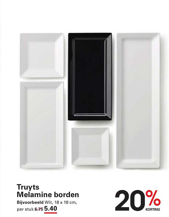 Truyts Melamine borden