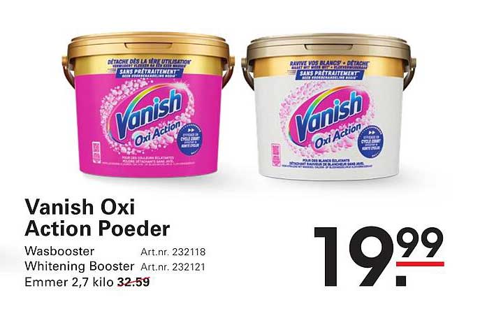 Vanish Oxi Action Poeder