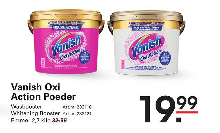 Vanish Oxi Action Poeder