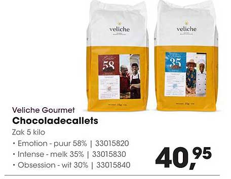 Veliche Gourmet Chocoladecallets