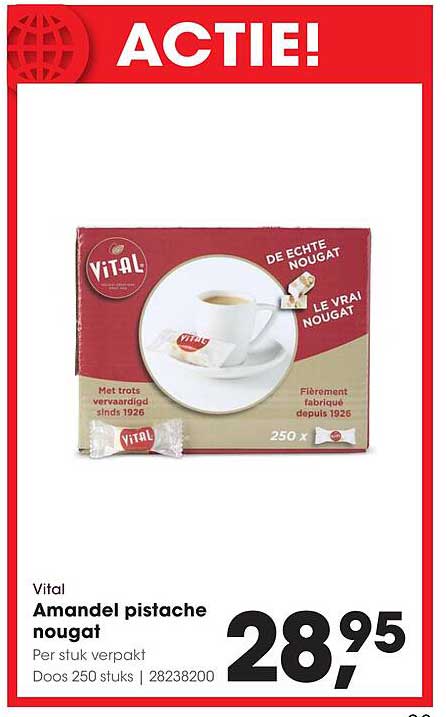 Vital Amandel pistache nougat
