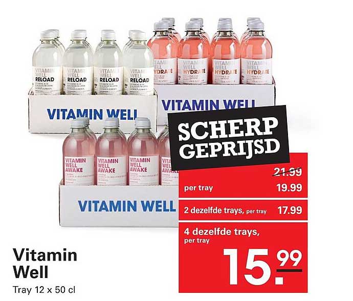 Vitamin Well Tray 12 x 50 cl