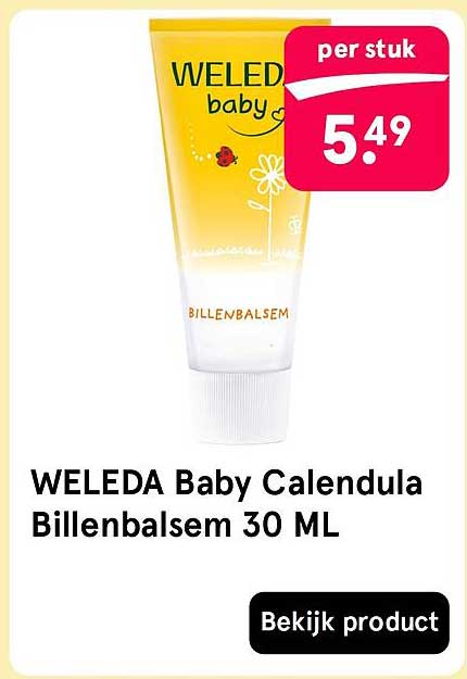 WELEDA Baby Calendula Billenbalsem 30 ML