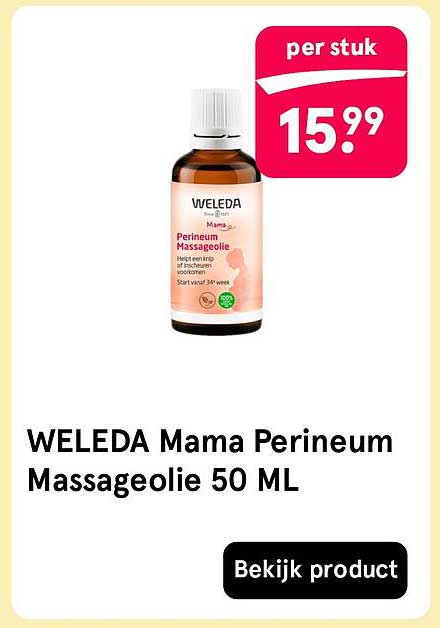 WELEDA Mama Perineum Massageolie 50 ML