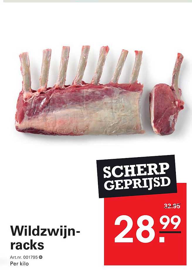 Wildzwijn-racks SCHERP GEPRIJD