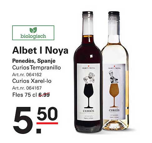Albet I Noya Curios Tempranillo en Xarel-lo 75 cl