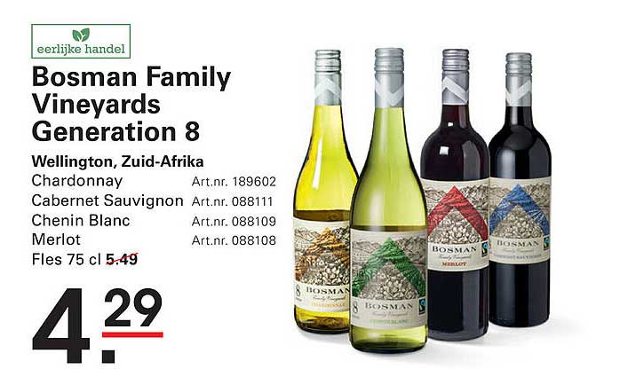 Bosman Family Vineyards Generation 8