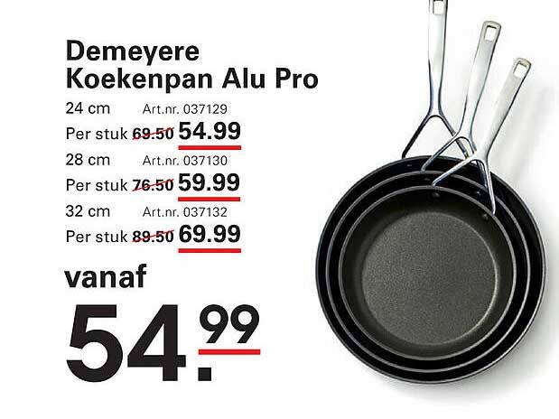 Demeyere Koekenpan Alu Pro