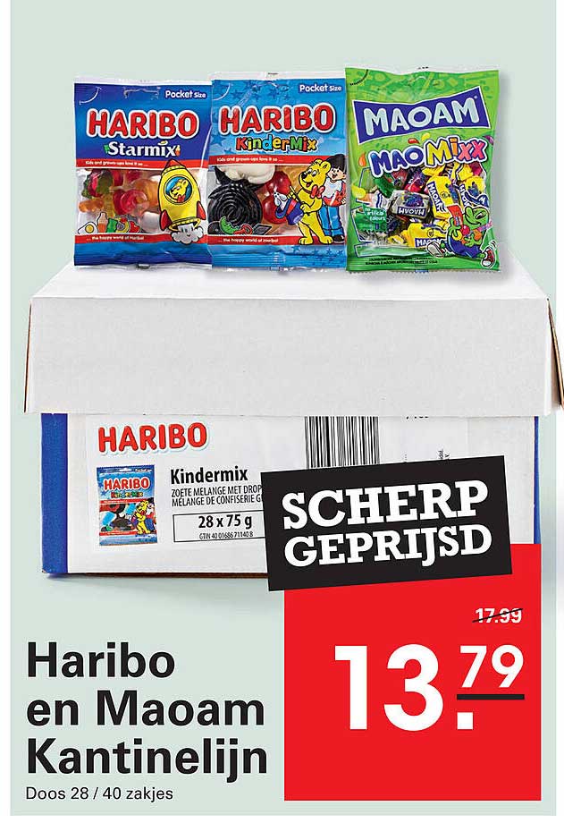 Haribo en Maoam Kantinelijn