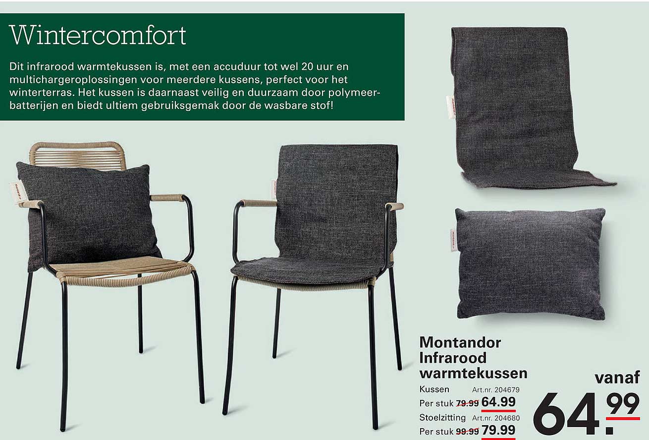Montandor Infrarood warmtekussen