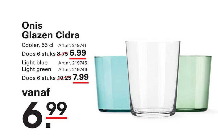 Onis Glazen Cidra