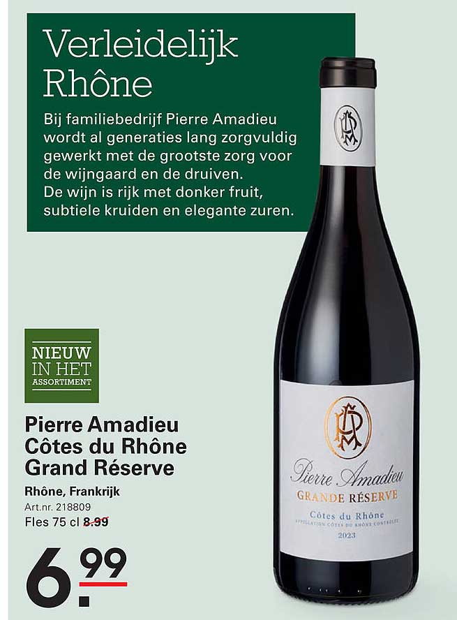 Pierre Amadieu Côtes du Rhône Grand Réserve
