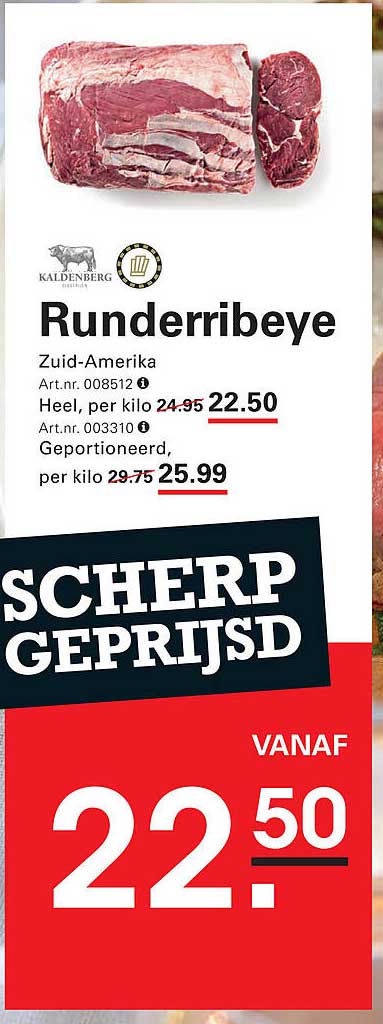 Runderribeye Zuid-Amerika