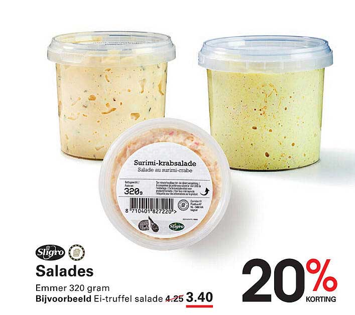 Surimi-krabsalade 320 gram