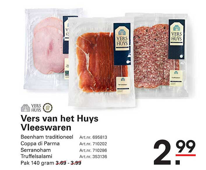 Vers van het Huys Vleeswaren