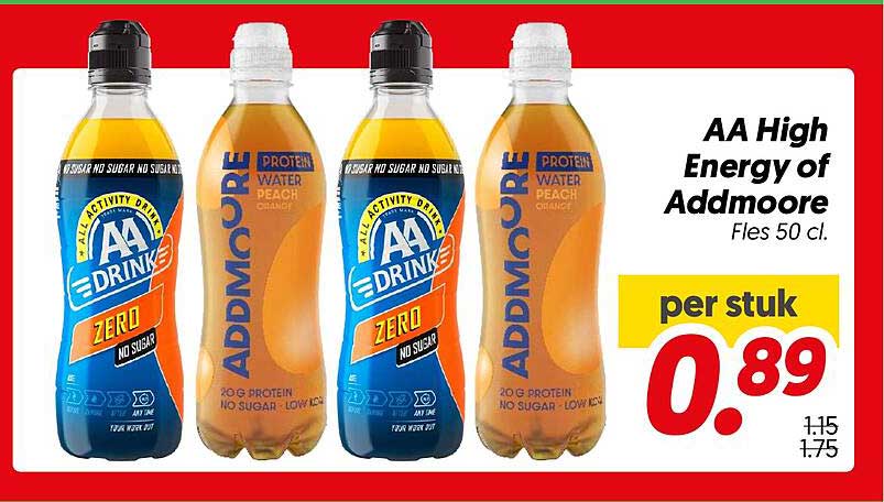 AA High Energy of Addmore Fles 50 cl.