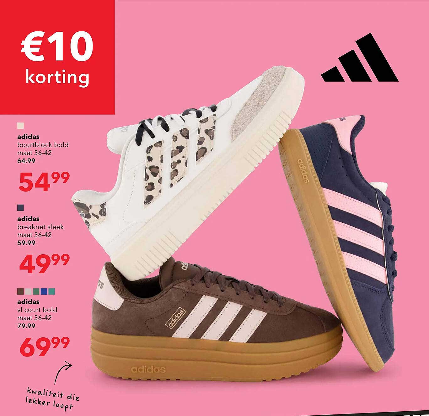 adidas bourtbock bold maat 36-42