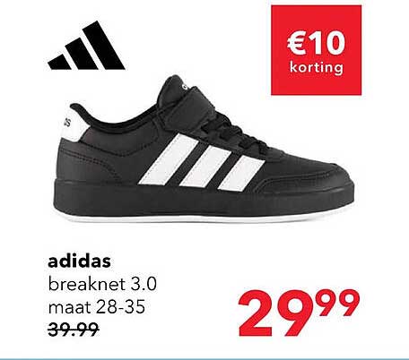 adidas breaknet 3.0 maat 28-35