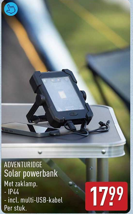 ADVENTURIDGE Solar powerbank