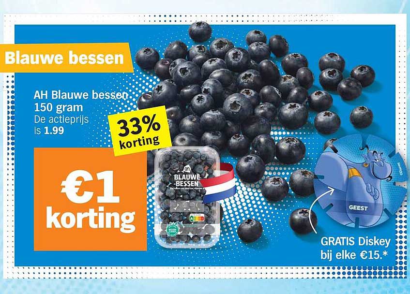 AH Blauwe bessen 150 gram