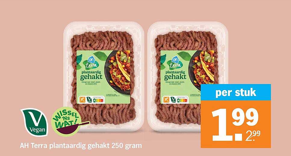 AH Terra plantaardig gehakt 250 gram