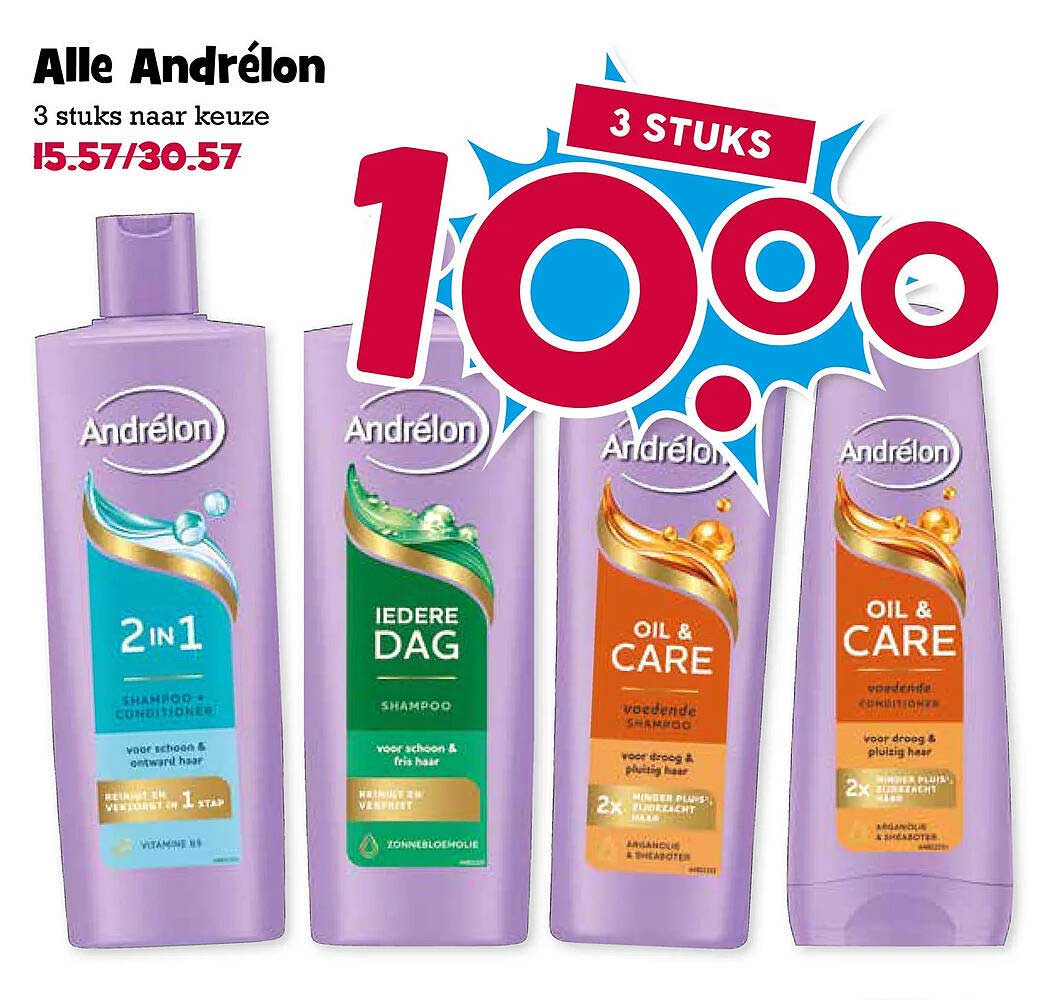 Alle Andrélon 3 stuks naar keuze
