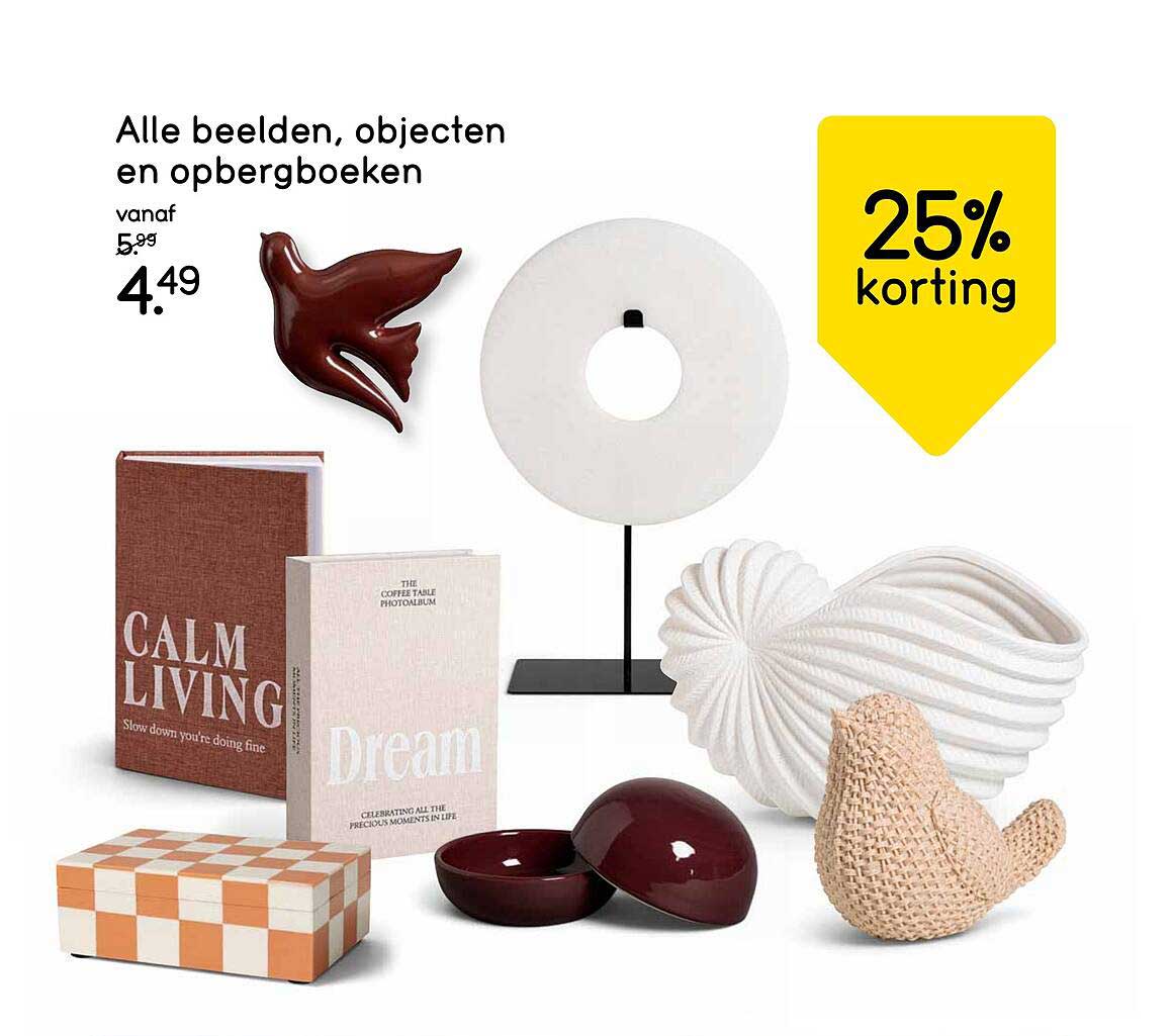 Alle beelden, objecten en opbergboeken