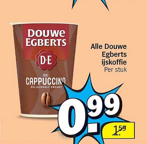 Alle Douwe Egberts ijskoffie