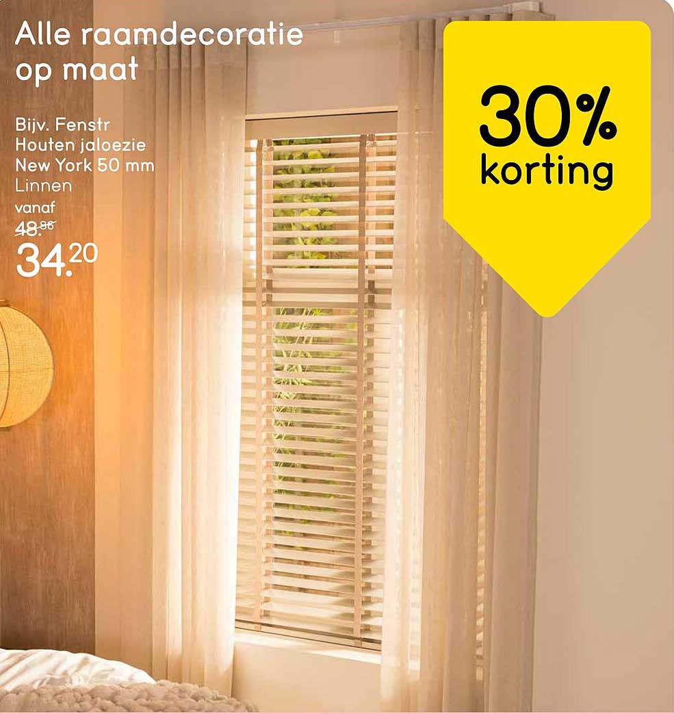 Alle raamdecoratie op maat