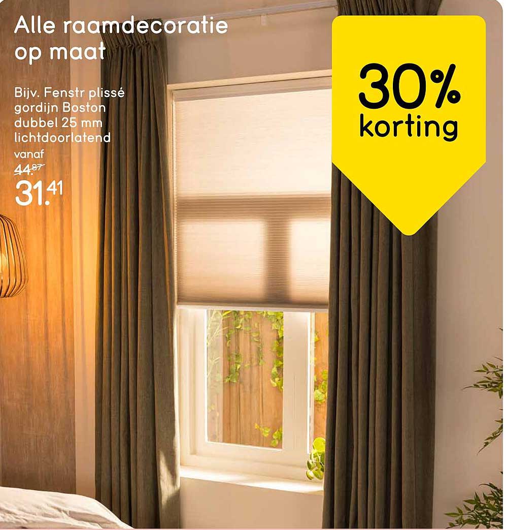 Alle raamdecoratie op maat