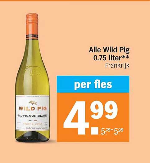 Alle Wild Pig 0.75 liter** Frankrijk