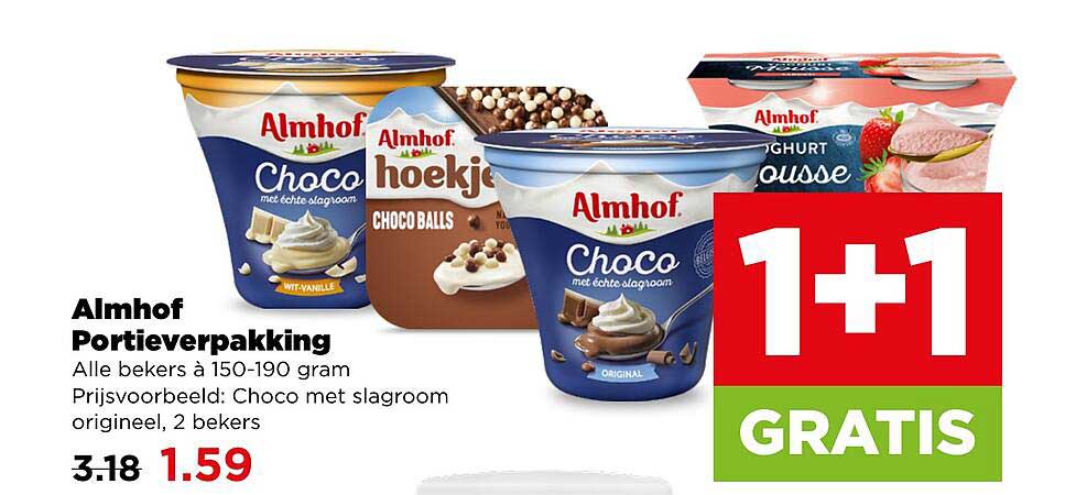Almhof Portieverpakking 1+1 GRATIS