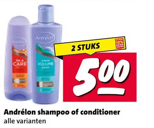 Andrélon shampoo of conditioner alle varianten 2 STUKS