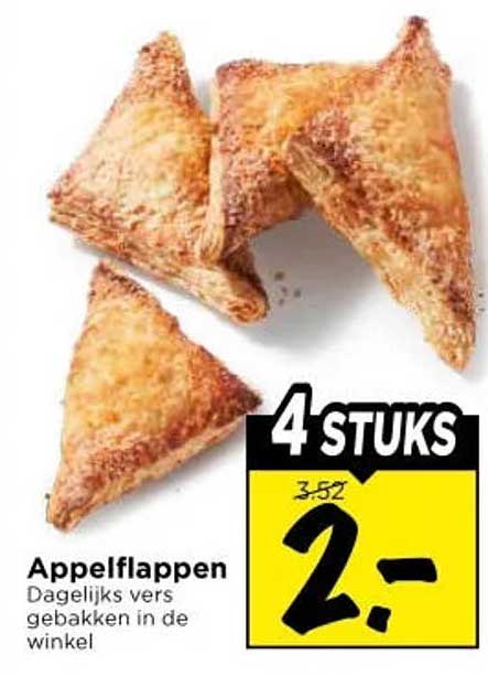Appelflappen 4 stuks