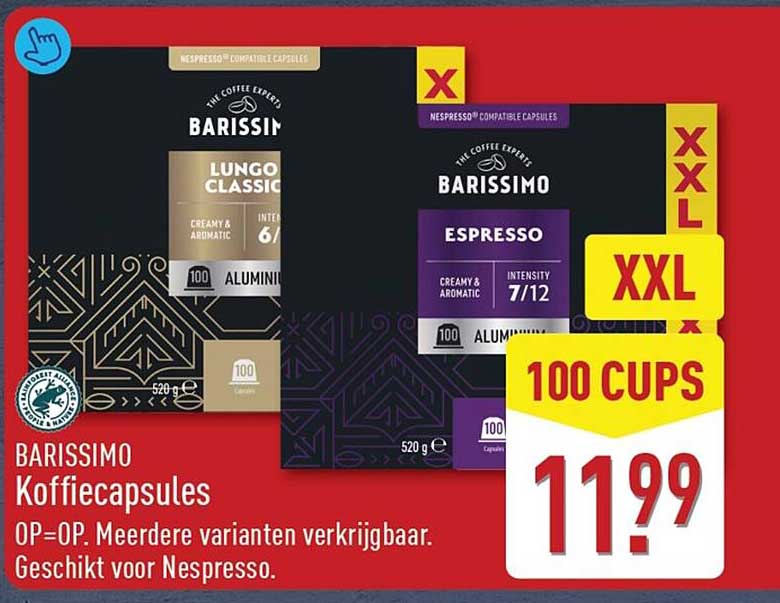 BARISSIMO Koffiecapsules
