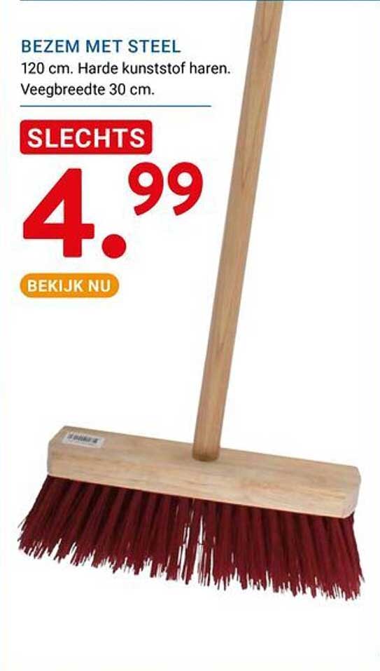 BEZEM MET STEEL