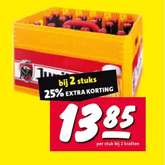 bij 2 stuks 25% EXTRA KORTING