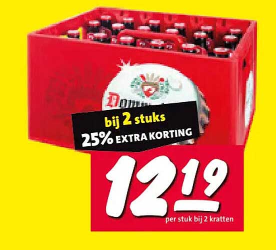 bij 2 stuks 25% EXTRA KORTING