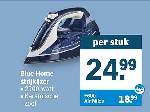 Blue Home strijkijzer