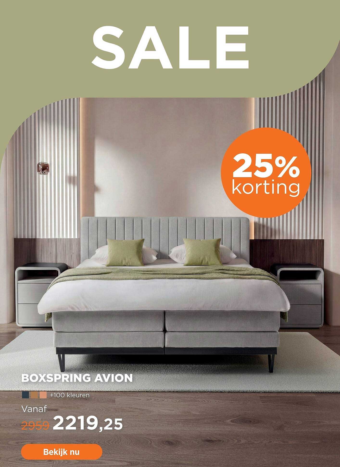 BOXSPRING AVION 25% korting