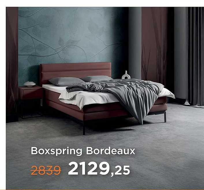 Boxspring Bordeaux