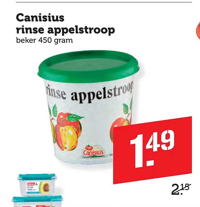Canisius rinse appelstroop beker 450 gram