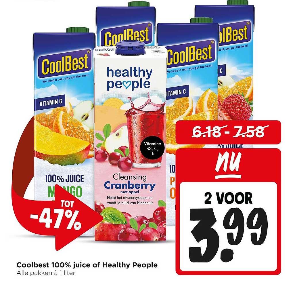 Coolbest 100% juice of Healthy People