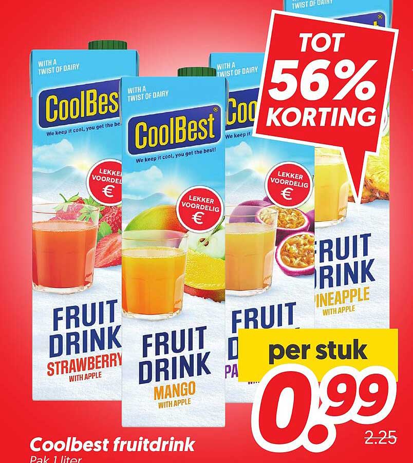 Coolbest fruitdrink