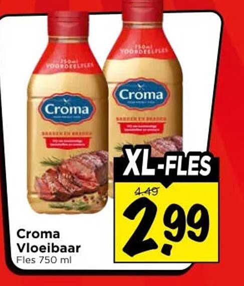 Croma Vloeibaar Fles 750 ml XL-FLES