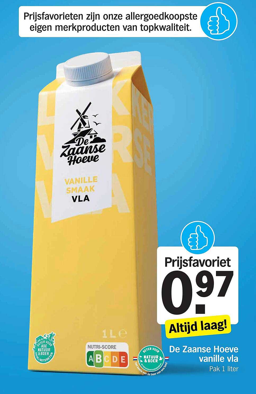 De Zaanse Hoeve vanille vla