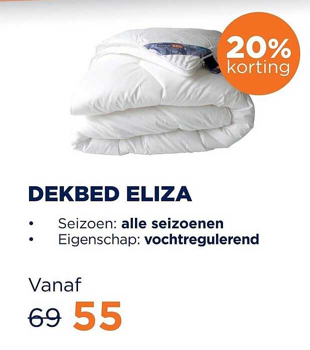 DEKBED ELIZA 20% korting